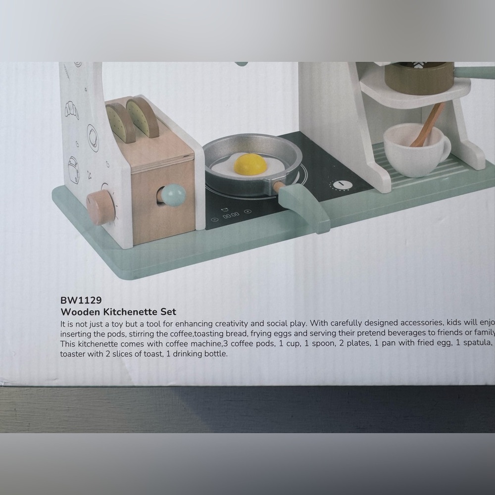 NWT Wooden Breakfast Set Montessori - Picture 7 of 12